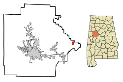 Location in Quận Tuscaloosa, Alabama