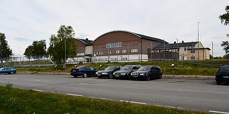 Hangar vid flottiljen