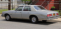 Rear view of a 1978 Bonneville sedan