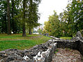 ORL 40 Osterburken Annexkastell SO-Eckturm, Blick zur O-Mauer