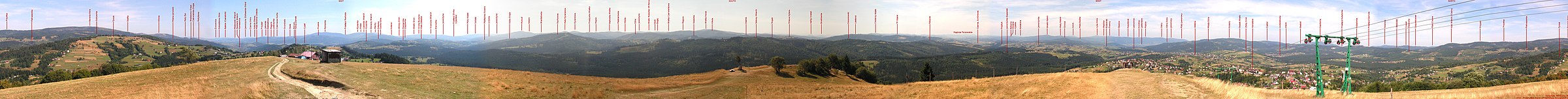 Pełna panorama Ochodzitej