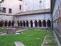 View of the romanesque cloister.