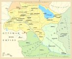 İndiki Ermənistan əraziləri İrəvan xanlığının tərkibində. 1800-cü il xəritəsi