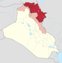 Map of Kurdistan