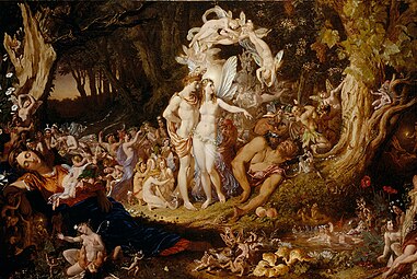 The Reconciliation of Titania and Oberon 1847 de Joseph Noel Paton