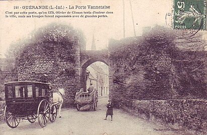 Porte Vannetaise vers le début du XXe siècle.