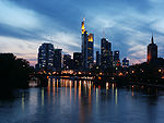 Sunset in Frankfurt