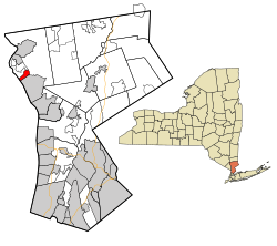 Location of Crugers, New York