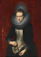 Portrait of a Young Woman with a Rosary, Thyssen-Bornemisza Museum, Мадрид, ок. 1609