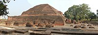 Back side view of Sariputta Stupa