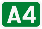 A4 motorway shield}}