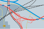 Vorschaubild für Autobahnkreuz Kaiserberg