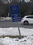 Avon Walmart Park-and-Ride sign.jpg