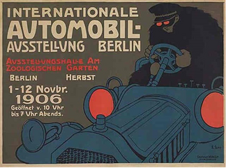 Plakat zur Internationalen Automobil-Ausstellung Berlin 1906, Edmund Edel