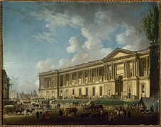 La colonnade dégagée (1773), tableau de Demachy.