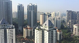 Apartments at the center of Mont' Kiara in 2019