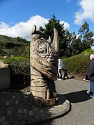 Woodcarving, Belfast Zoo - geograph.org.uk - 1848025.jpg