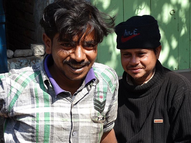 File:Young Men in Working-Class Neighborhood - Suburban Kolkata - India (12287185183).jpg