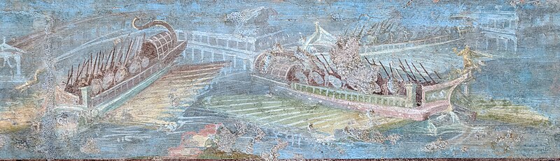 File:Fresco of Two Triremes - 42132599525.jpg