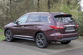 Infiniti JX - left rear view