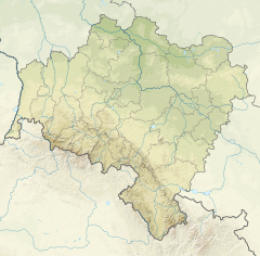 Mapa lokalizacyjna województwa dolnośląskiego