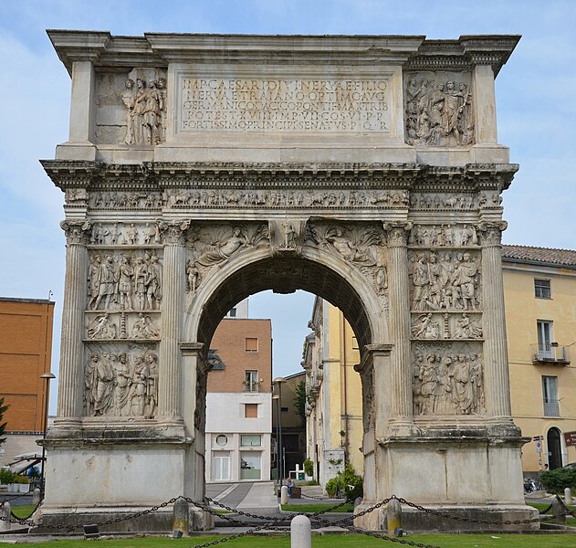 File:The Arch of Trajan, Benevento, Italy - 49866021318.jpg