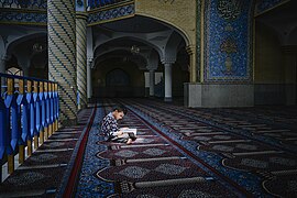 Boy in Dar ul-Ihsan Mosque.jpg