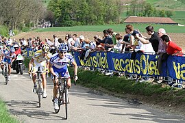 AGR 2009: beklimming Gulperberg, met Dries Devenyns en Michael Rogers