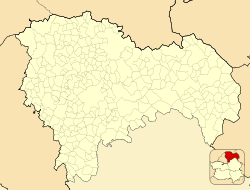 Driebes, Spain is located in Province of Guadalajara