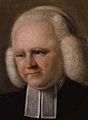 George Whitfield, founder of evangelical Methodism, enormously popular preacher in 18th century America