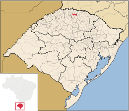 Trindade do Sul – Mappa