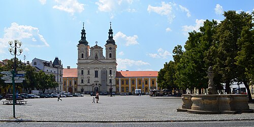 Place Masaryk à Uherské Hradiště