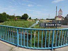 Foto deul rivière d'Oye, intre Oye-Plage pi Vieille-Église