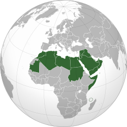 Member states shown in dark green