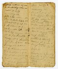 Thumbnail for File:Journal, John Tipton, trip from Lancaster, Pennsylvania, 1824 January - DPLA - 309d9f683db00b86ca7ce612f6eea73d (page 3).jpg