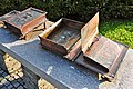 English: Metal books with the names of the fallen during the two World Wars Deutsch: Metallbücher mit den Namen der Gefallenen der beiden Weltkriege