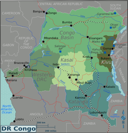 Mappa divisa per regioni