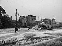 Lugo - Rocca Estense sotto la Neve, ed è subito Magia- 202209262126.jpg