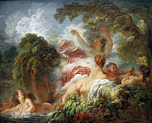 Jean-Honoré Fragonard Los bañistas