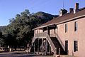 Jail and courthouse in Lincoln, New Mexico, where Billy the Kid was tried.