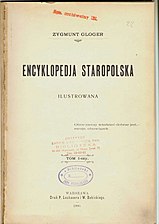 Zygmunt Gloger Encyklopedia staropolska