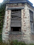 Neder-over-Heembeek : pavillon du château de Meudon (côté canal).