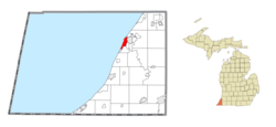 Location within Berrien County