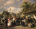 Barabás Miklós: A menyasszony megérkezése (1856)