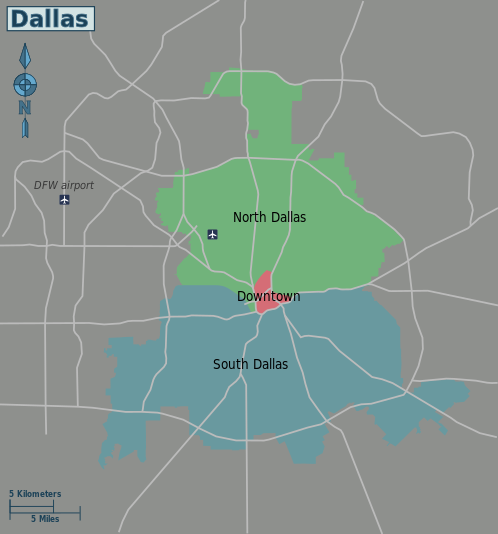 Map of Dallas