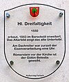 English: Inscription plaque Deutsch: Beschreibungstafel