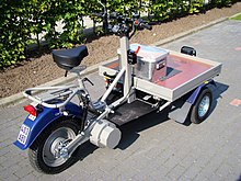 dreirädriges Kleinkraftrad – Flakmoped des schwedischen Herstellers Norsjö Moped AB