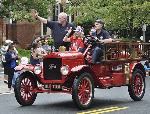 1918 Ford Model T fire truck from Falls Church Fire Department