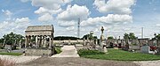 Vue générale du cimetière.