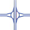 Two level roundabout50°33′23″N 7°14′55″E﻿ / ﻿50.556257°N 7.248577°E﻿ / 50.556257; 7.248577